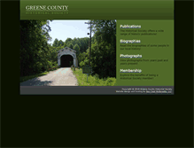 Tablet Screenshot of greenecountyhistoricalsociety.org